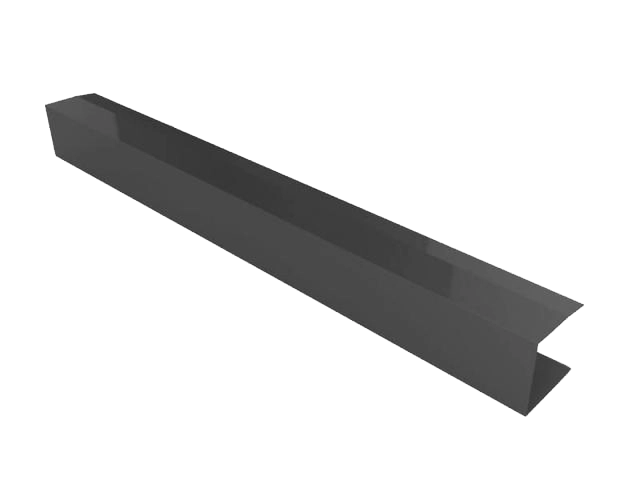 Remate lateral panel Gris Pizarra